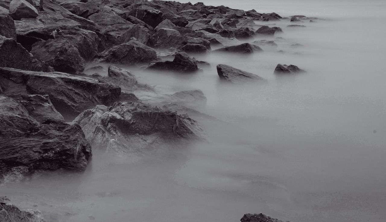 rocks boulders coast free photo