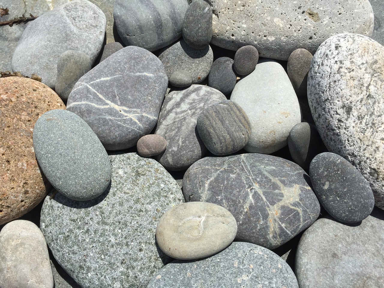 rocks pebbles maine free photo