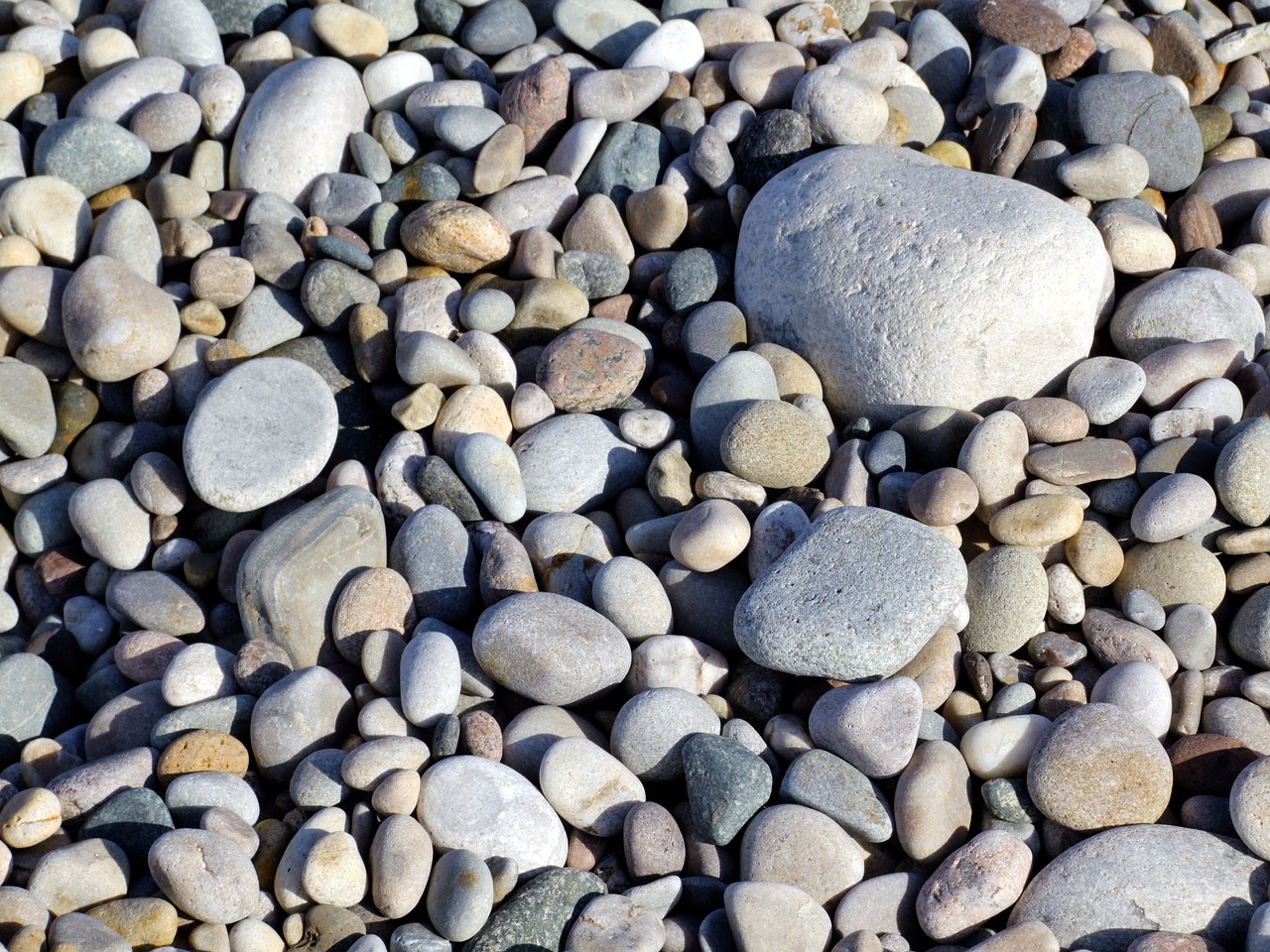rocks beach pebbles free photo