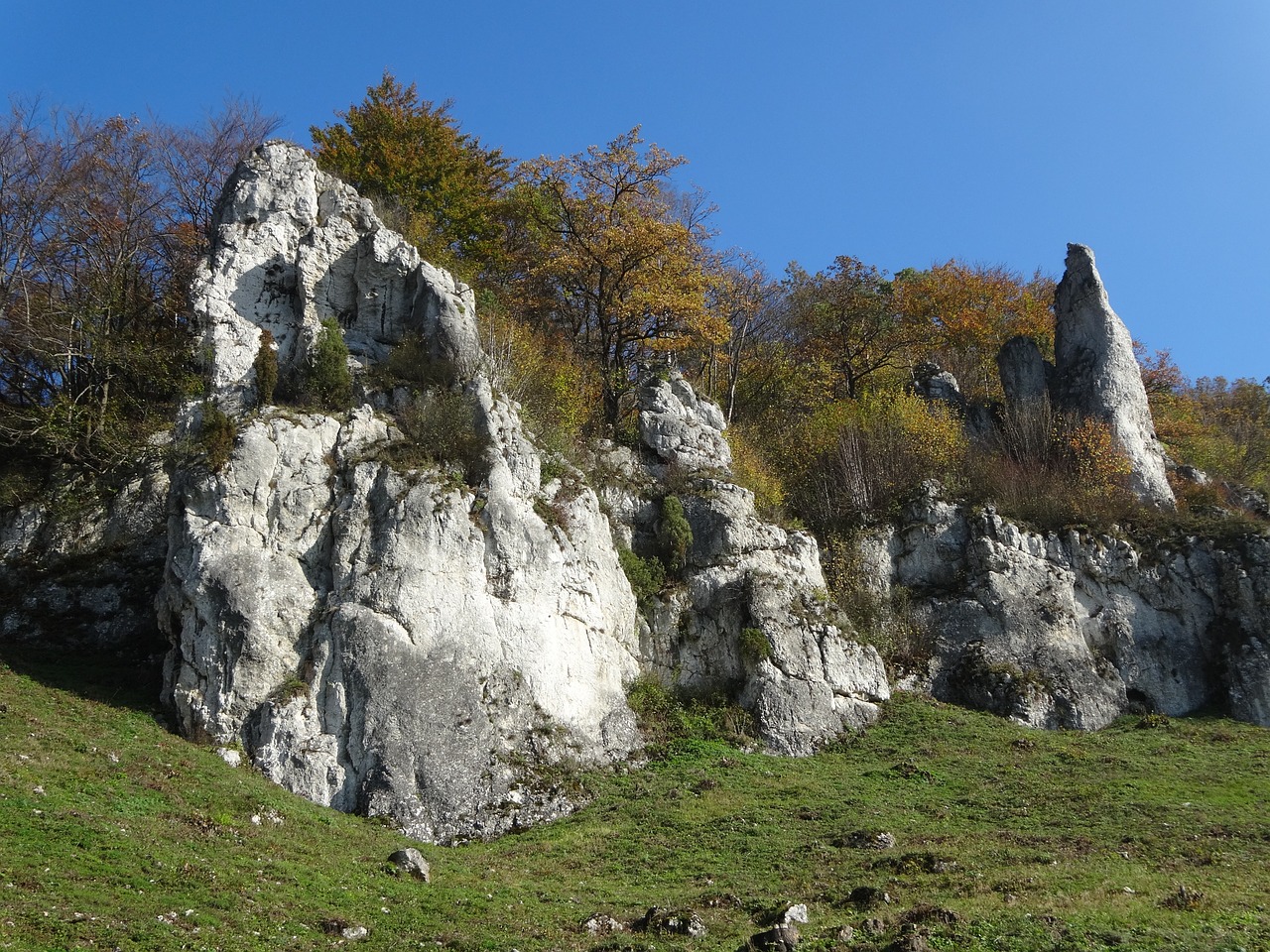 rocks the national park poland free photo