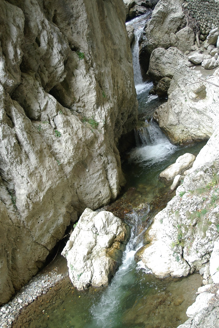 rocks and water natural dripping stream free photo