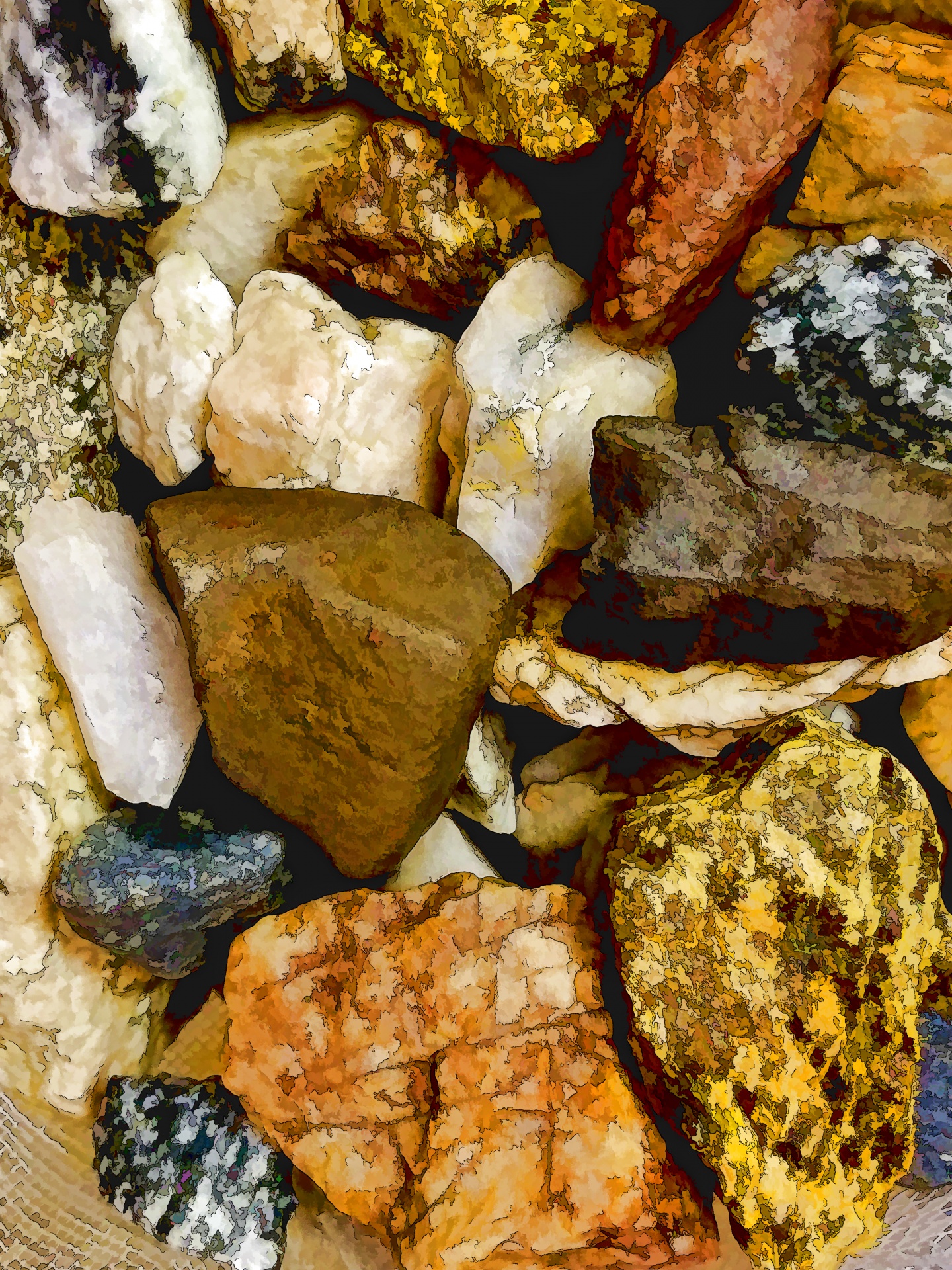 rocks abstract colorful free photo