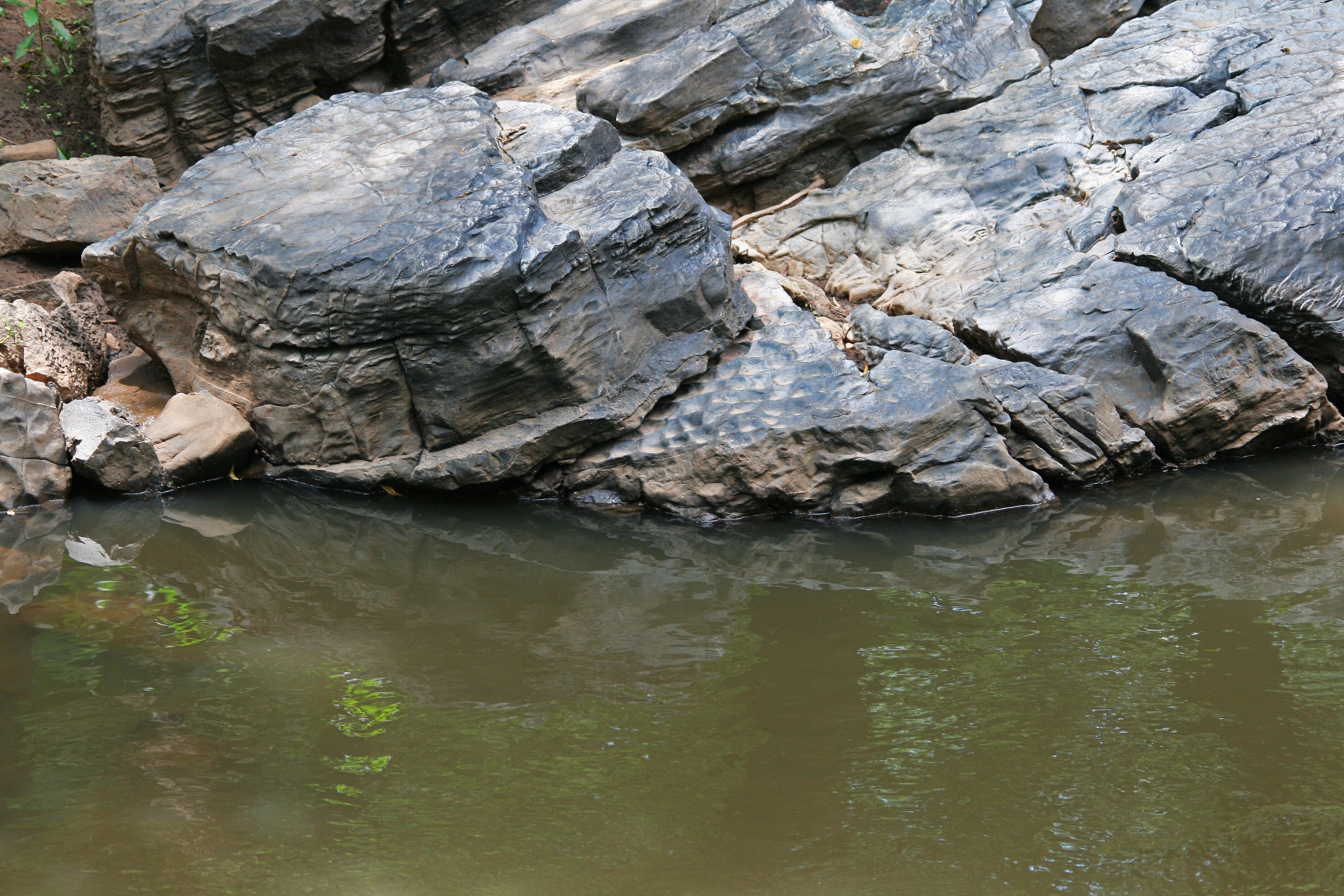 rocks stream water free photo