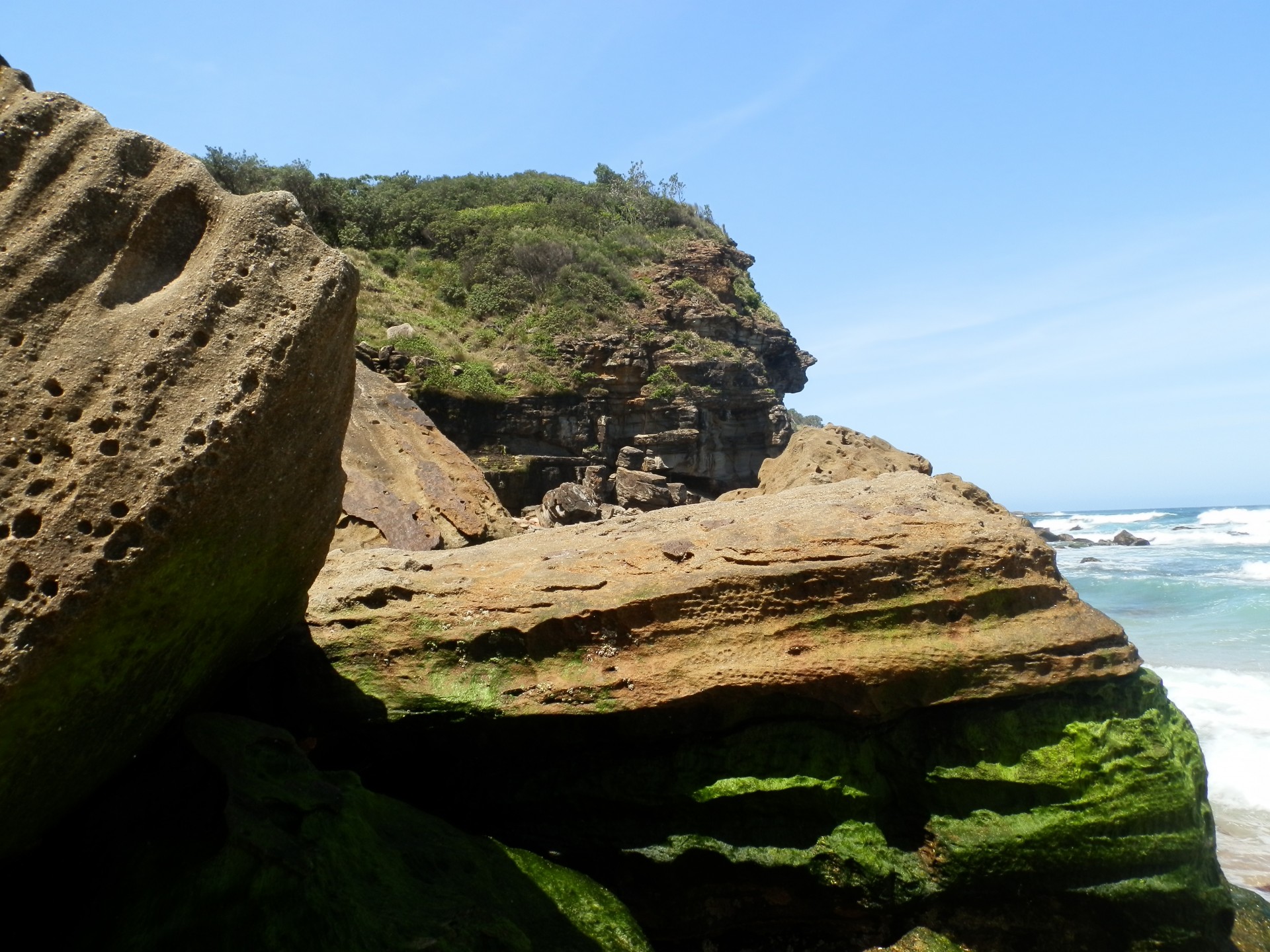 rock sea ocean free photo