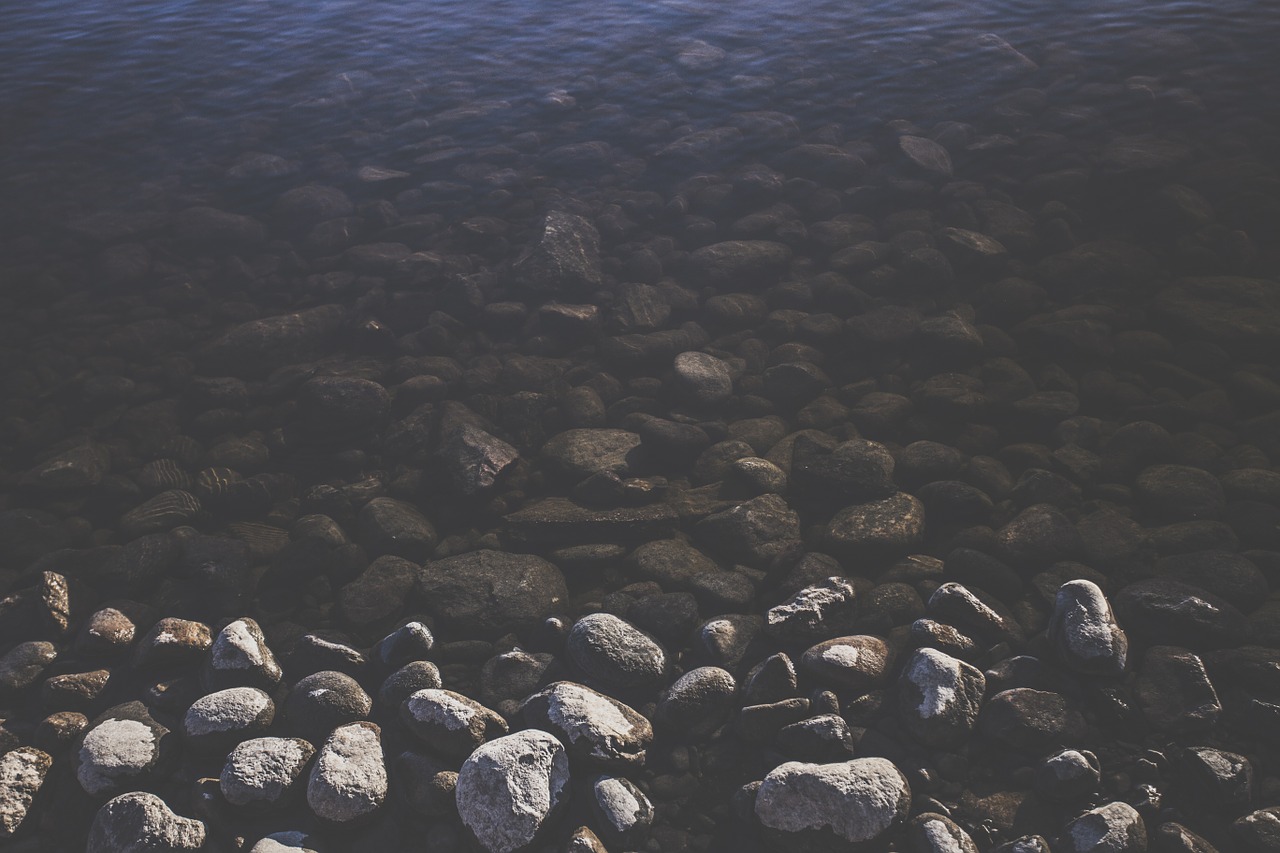 rocky beach pebbles rocks free photo