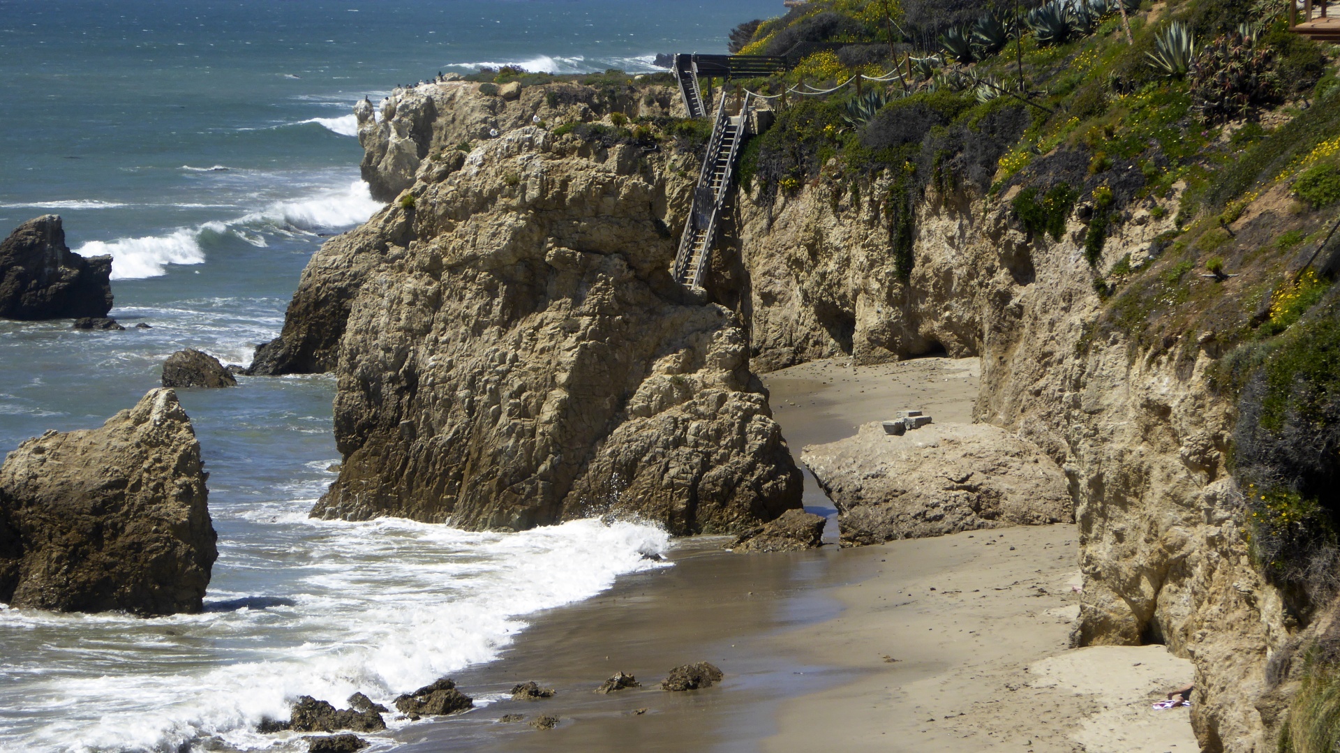 mountain cliffs ocean free photo