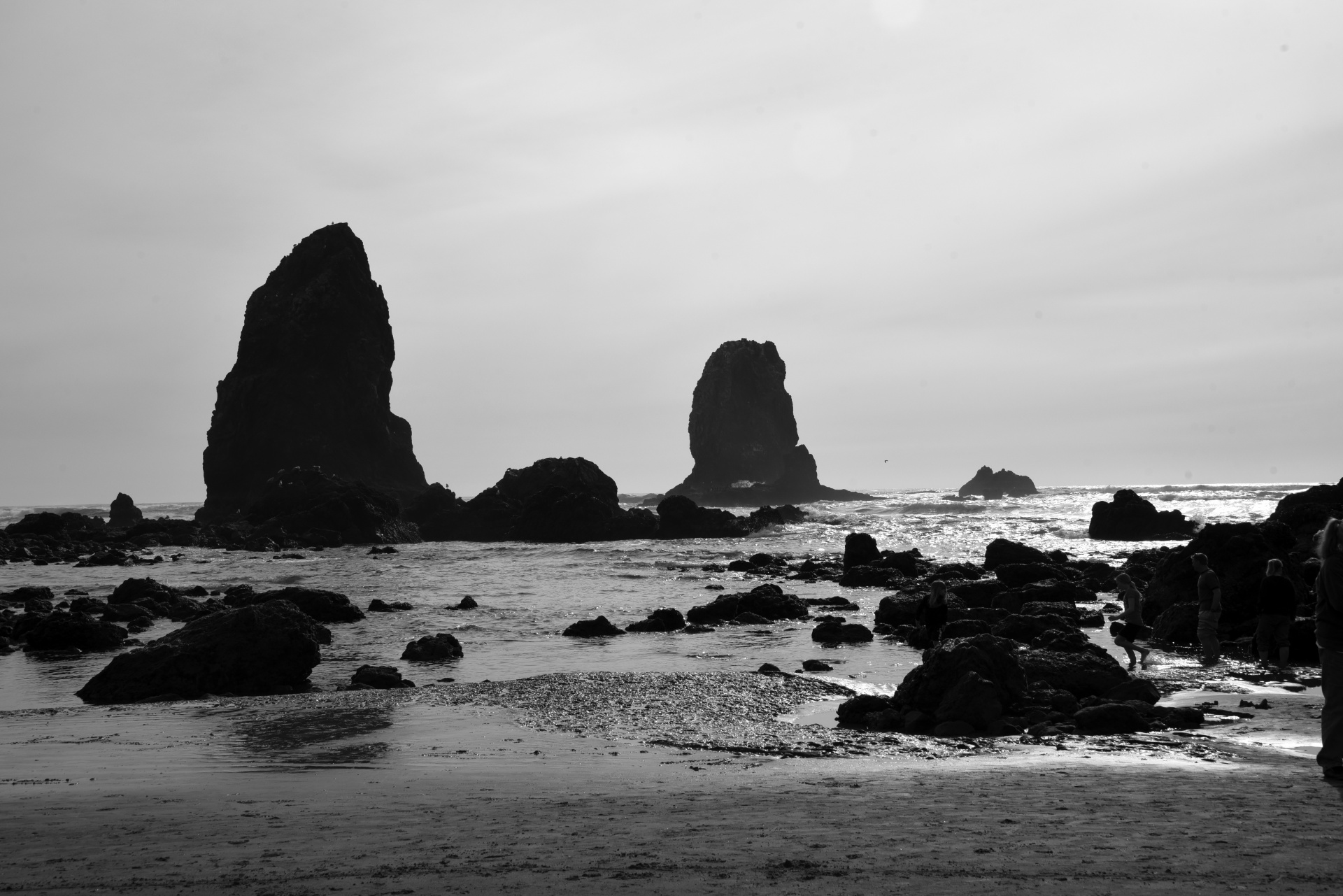 beach rocks landscape free photo