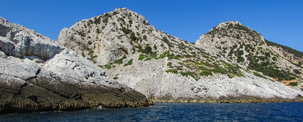 rocky coast cliffs sea free photo