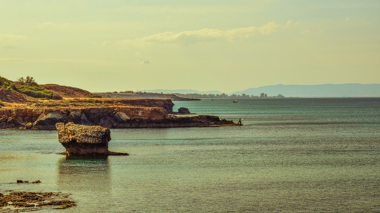 rocky coast rock formation free photo