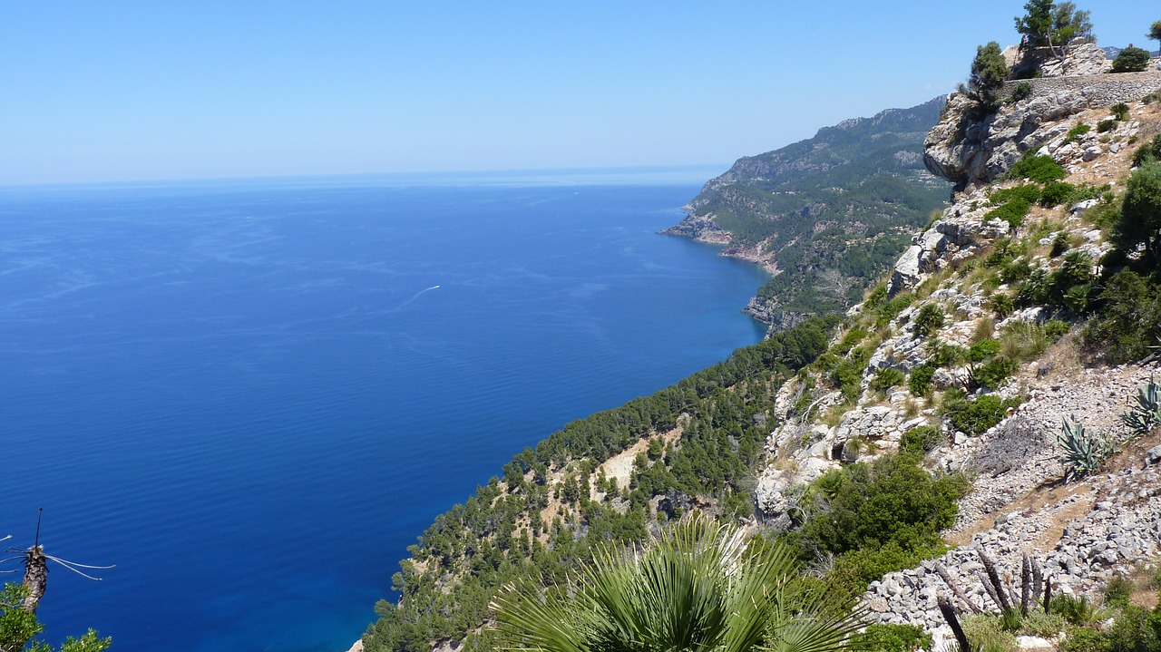 rocky coast mountains rock free photo