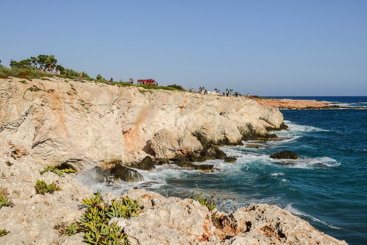 rocky coast cliff nature free photo