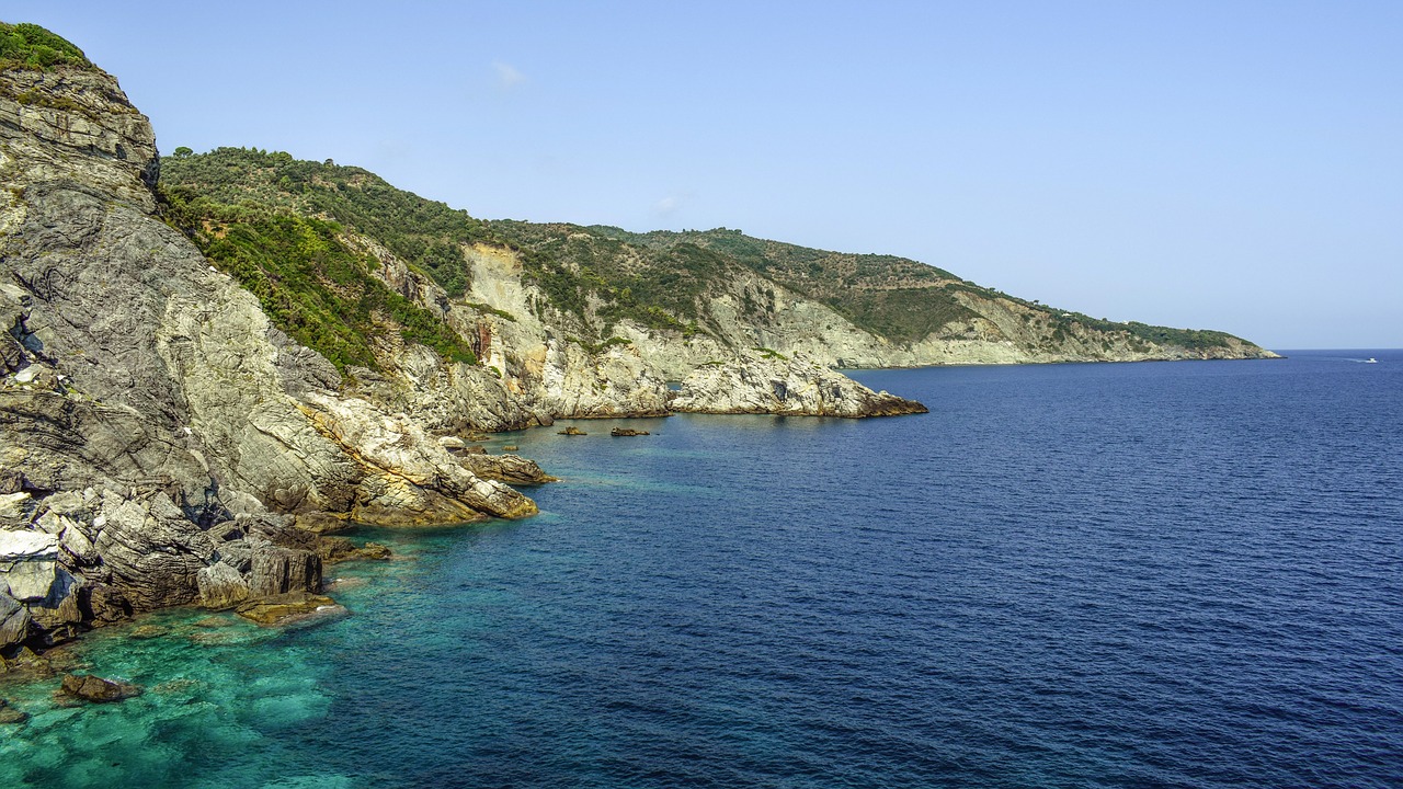 rocky coast landscape coastline free photo