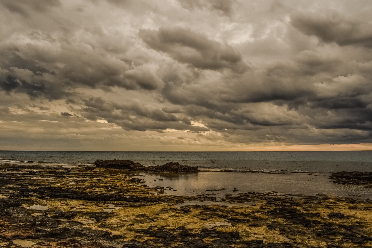 rocky coast wilderness landscape free photo