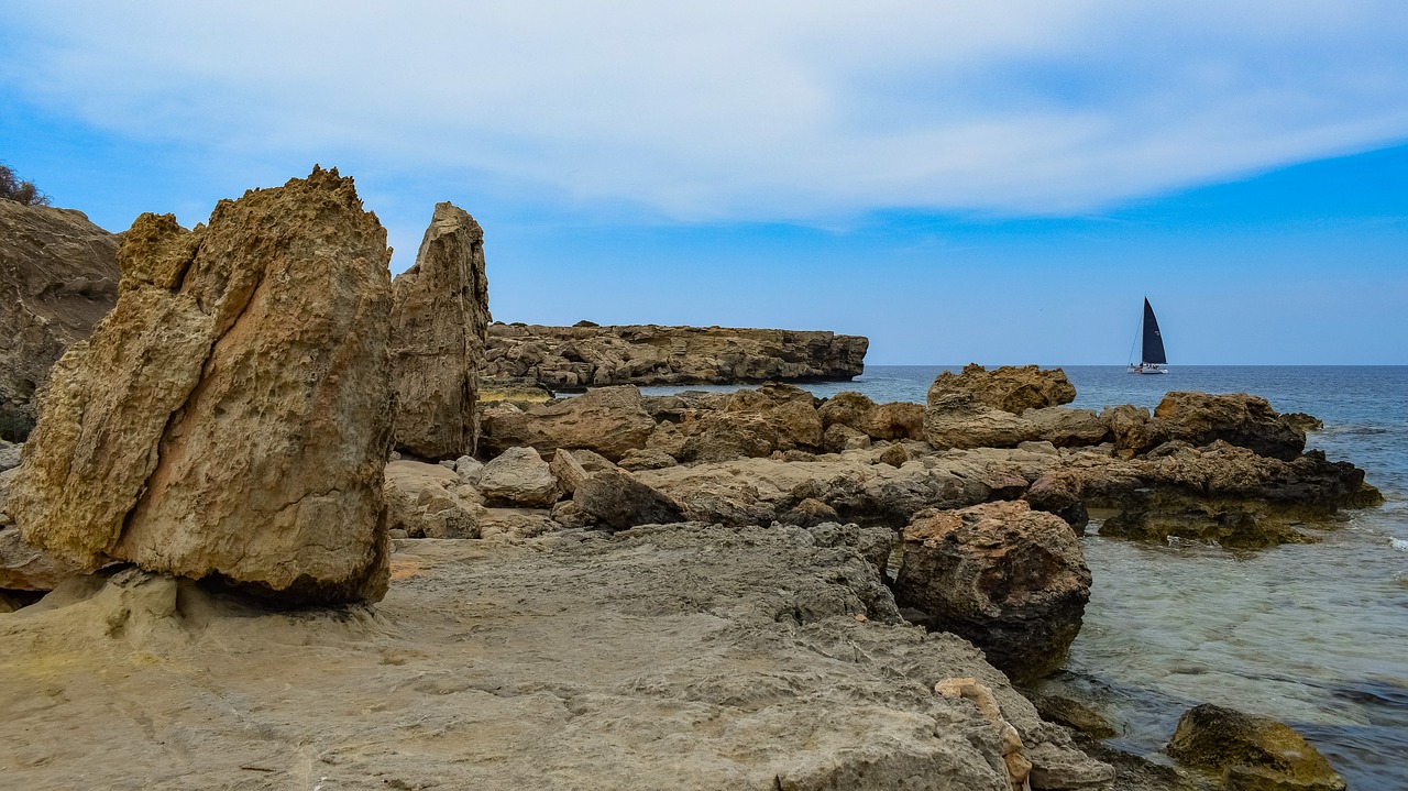 rocky coast  rock  coast free photo