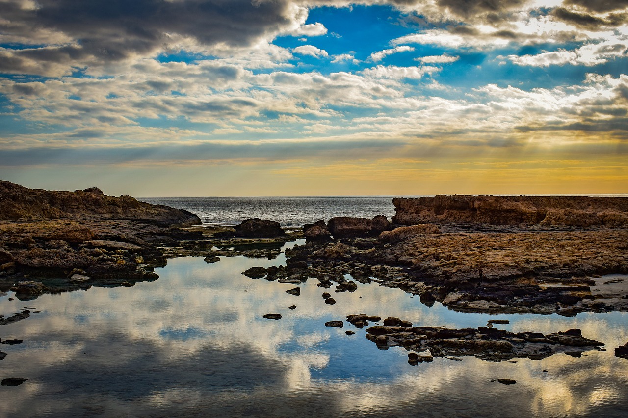 rocky coast  beach  rock free photo