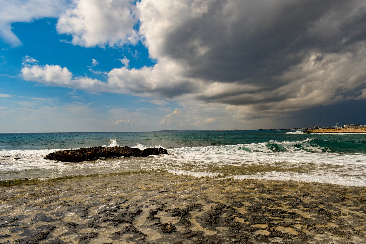 rocky coast  sea  nature free photo