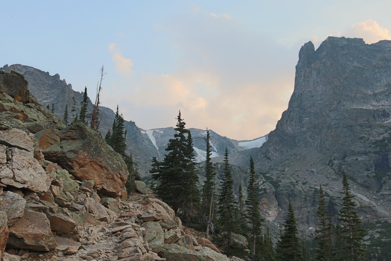 rocky mountains rocky mountain national park hiking trail free photo