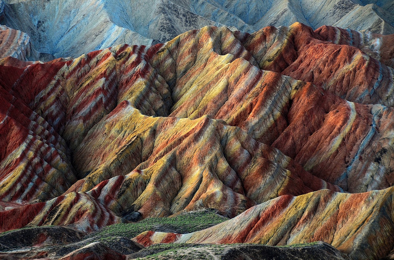 rocky mountains colorful beautiful landscape free photo