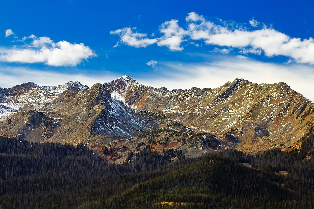 rocky mountains colorado sky free photo