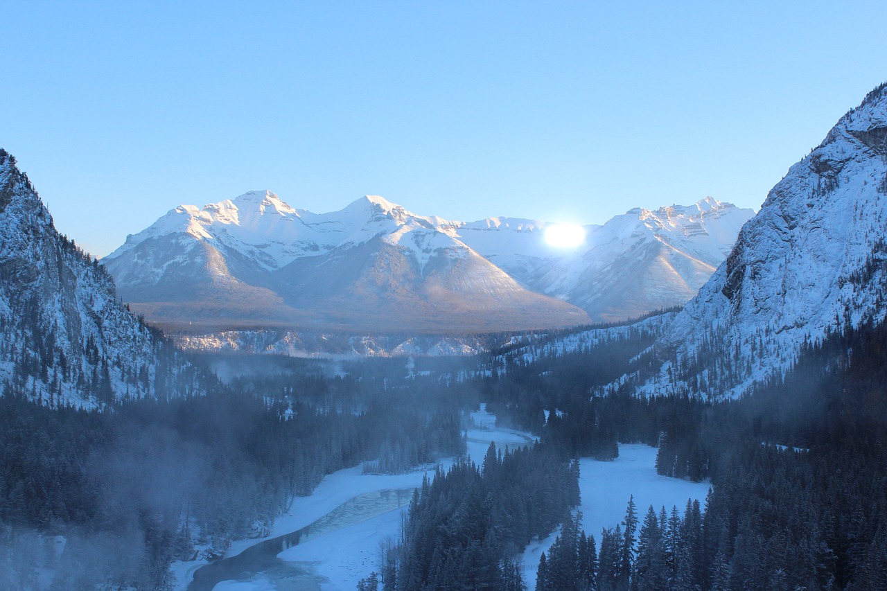 rocky mountains canada banff free photo