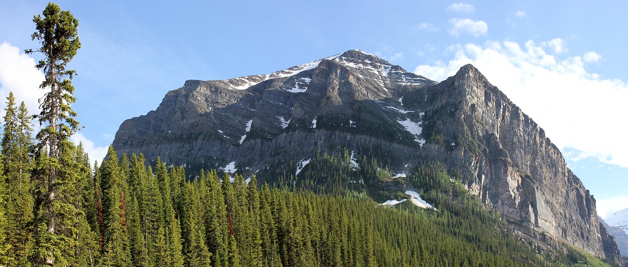 rocky mountains banff panorama free photo