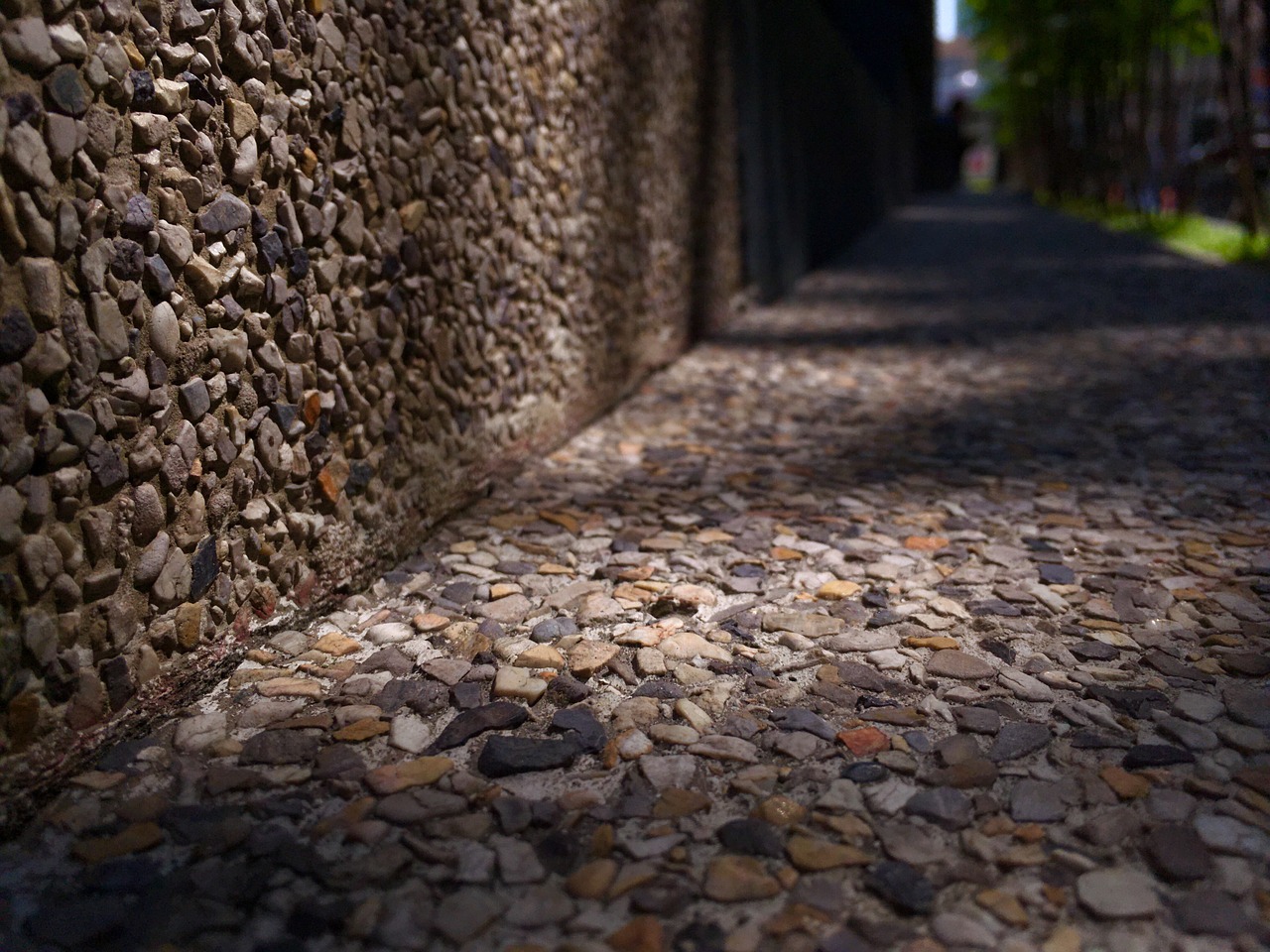 rocky road path the wall free photo