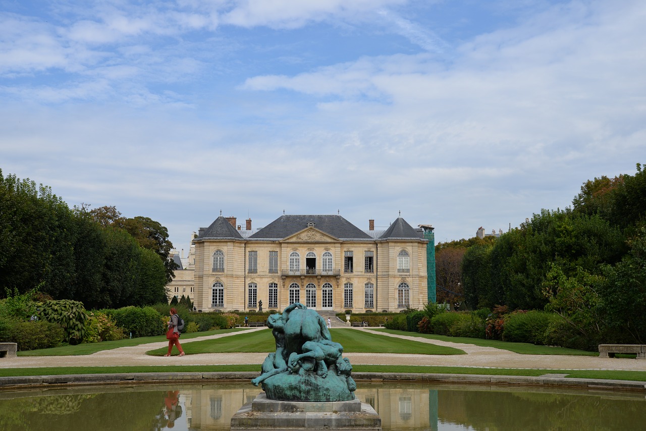 rodin museum perspective hotel free photo