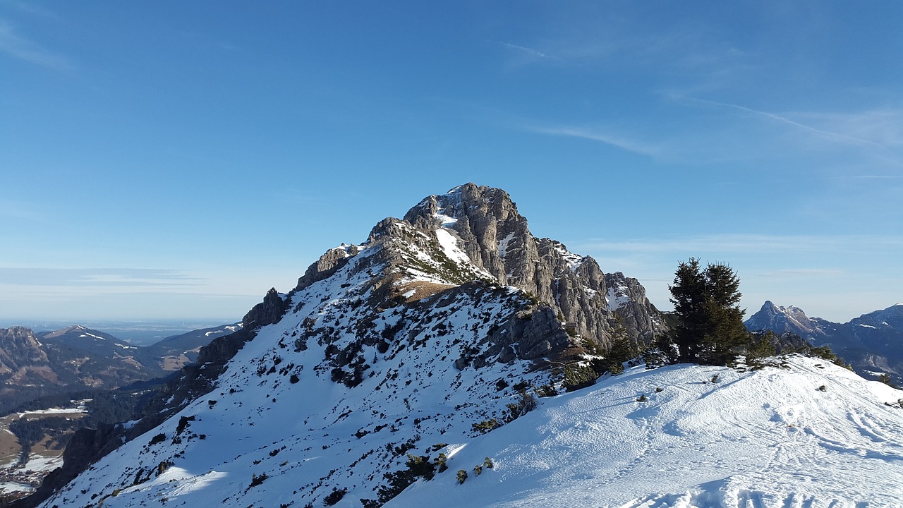 rohnenspitze allgäu winter free photo