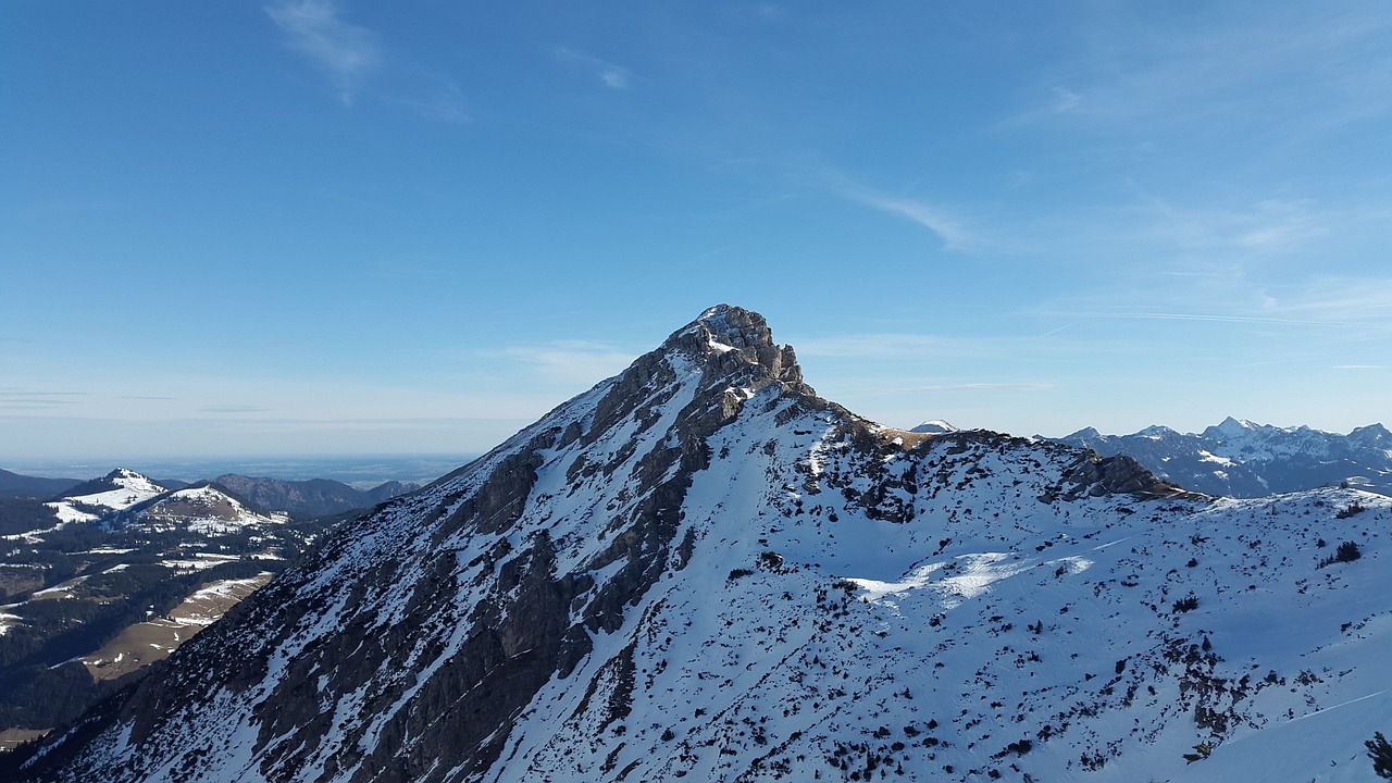 rohnenspitze allgäu winter free photo