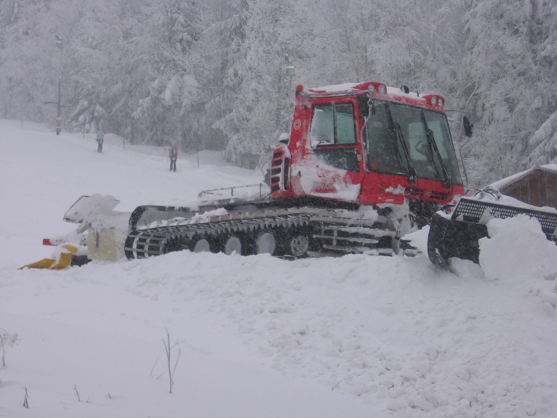 snowmobile snow winter free photo