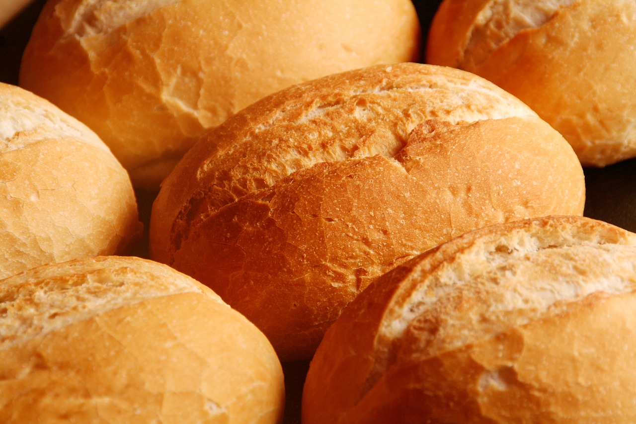roll cute bread free photo