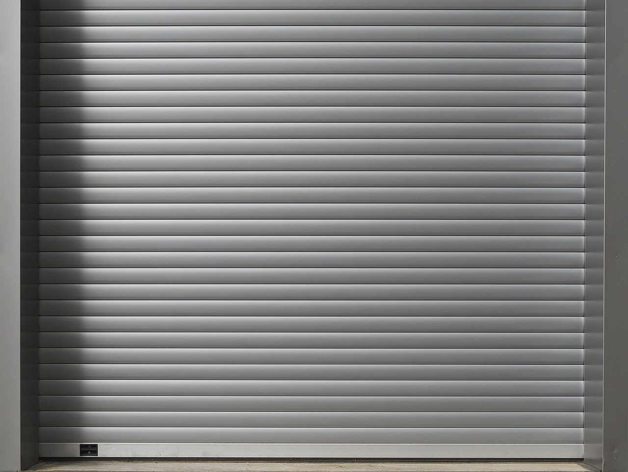 roll up door garage door aluminium profile free photo