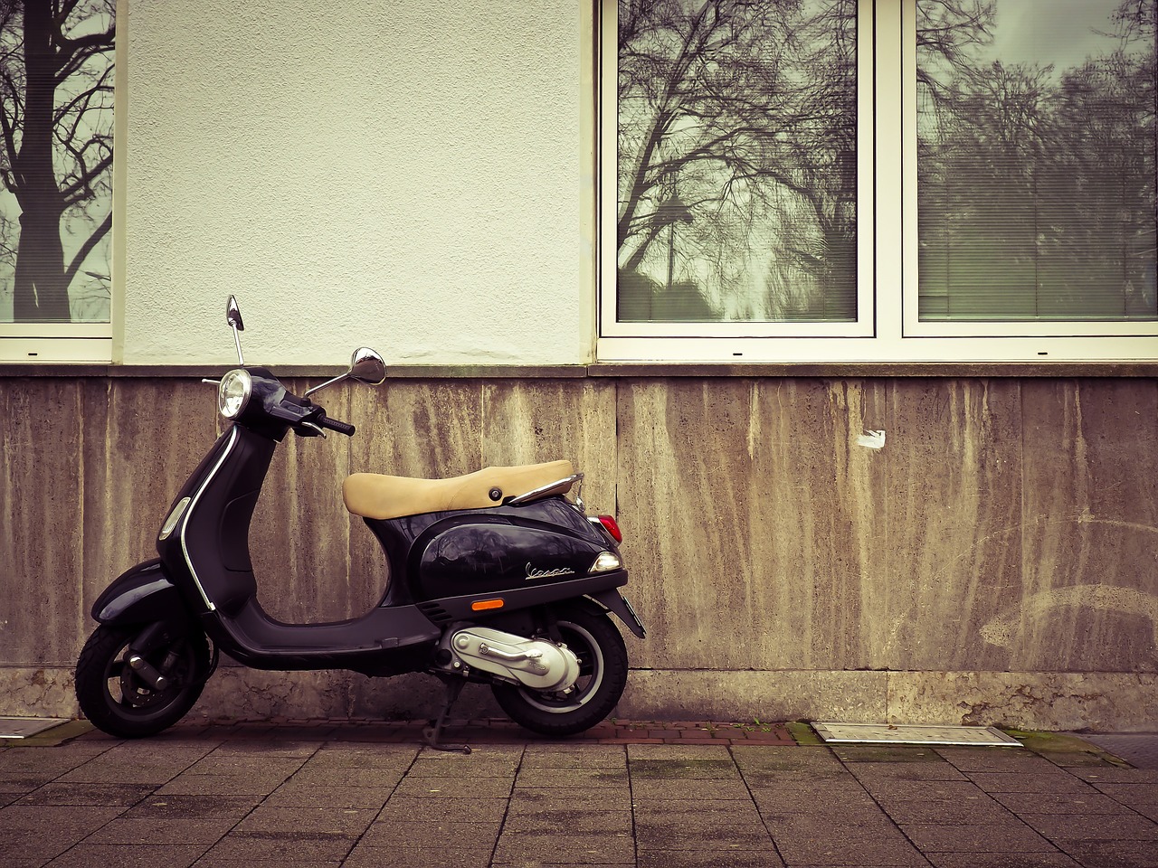 roller motor scooter vehicle free photo