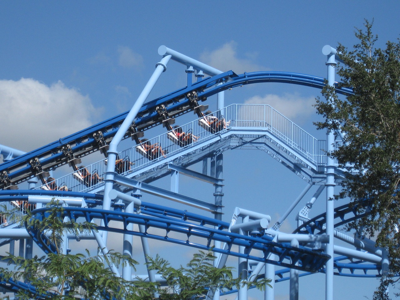 roller coaster theme park legoland free photo