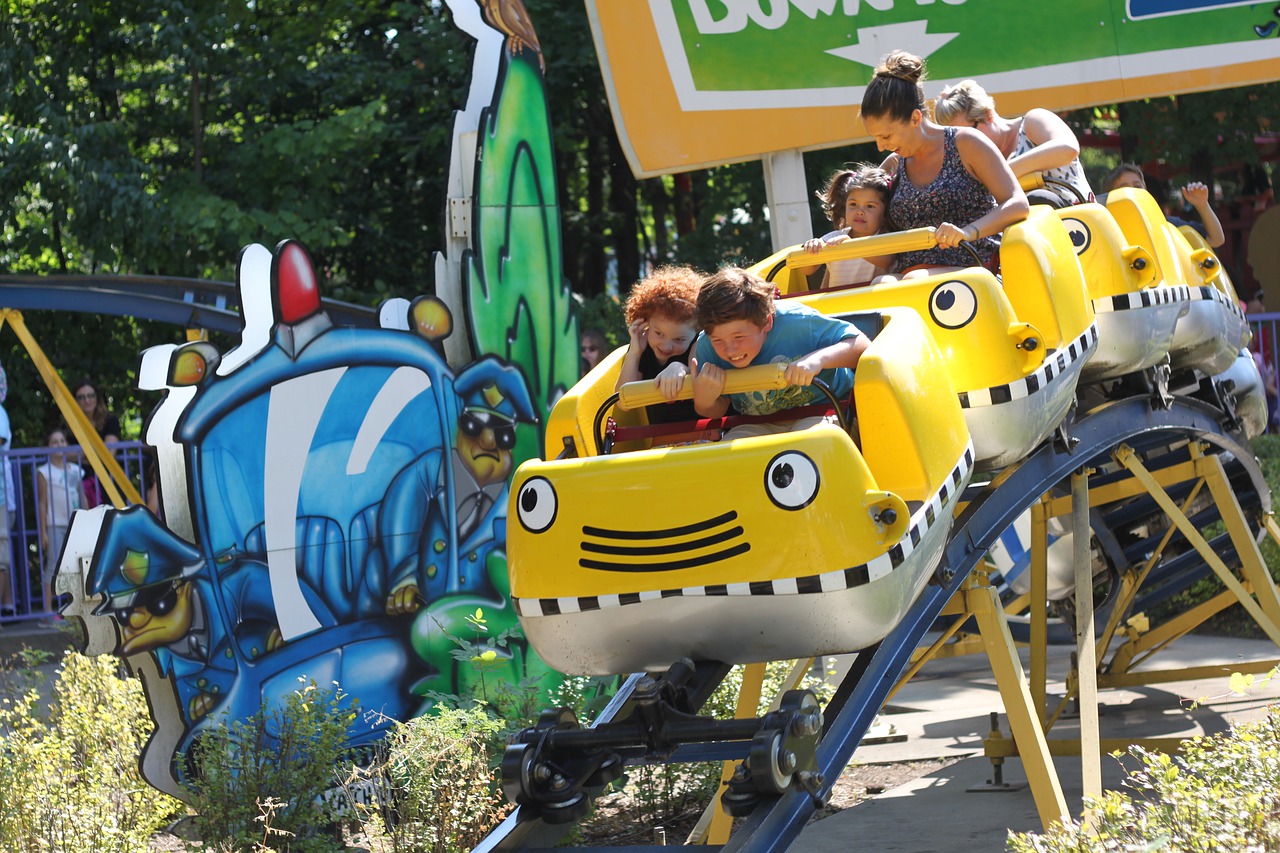 roller coaster ride amusement free photo