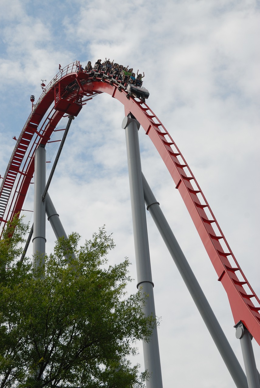 roller coaster ride amusement free photo