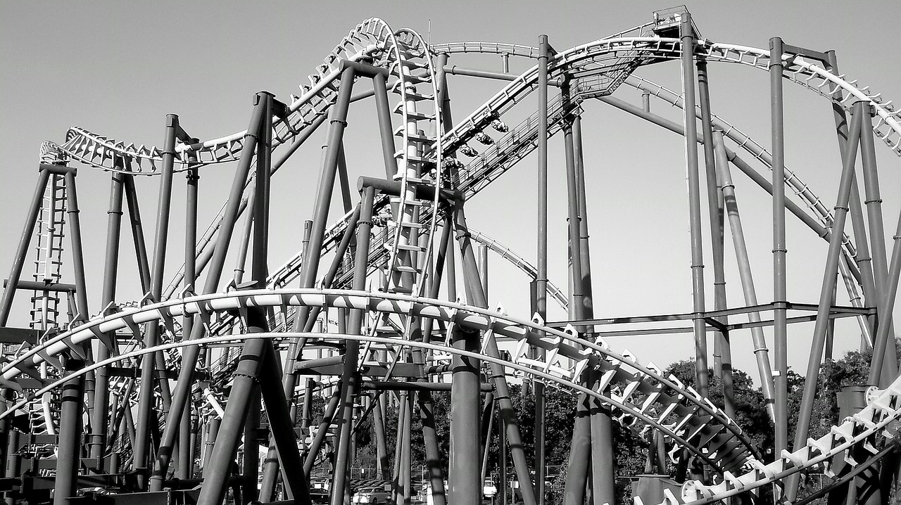 roller coaster fair speed free photo