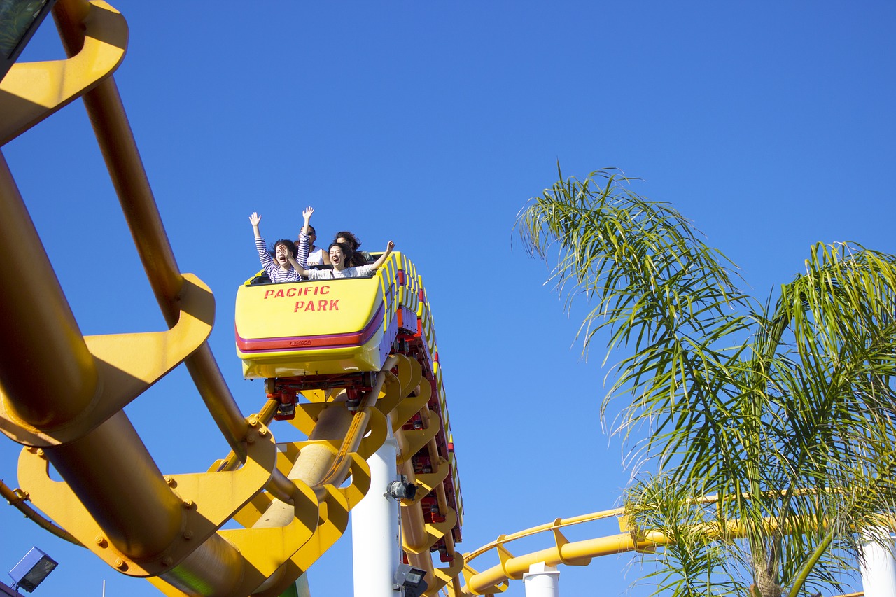 roller coaster ride fun free photo