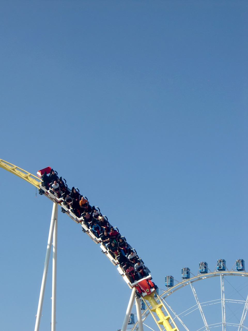 roller coaster fairground oktoberfest free photo