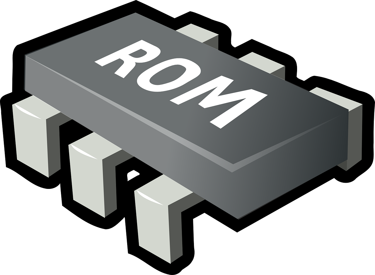 rom microchip memory free photo