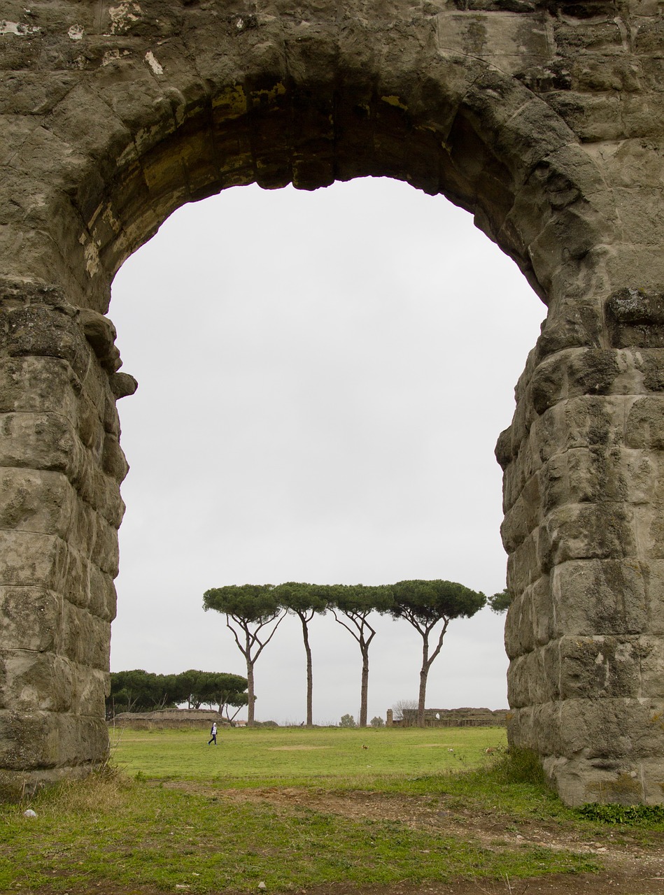 roman aqueduct europe free photo