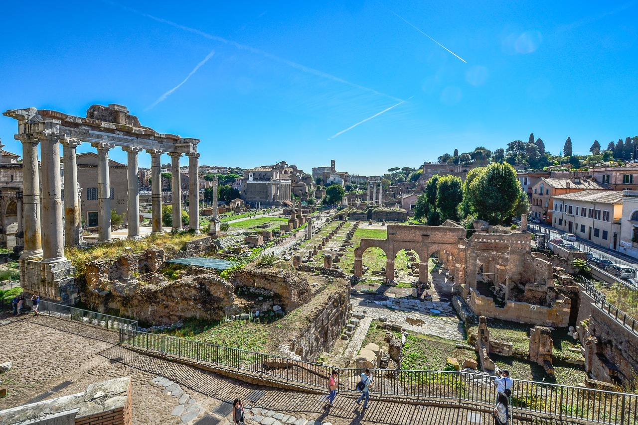 roman forum rome free photo