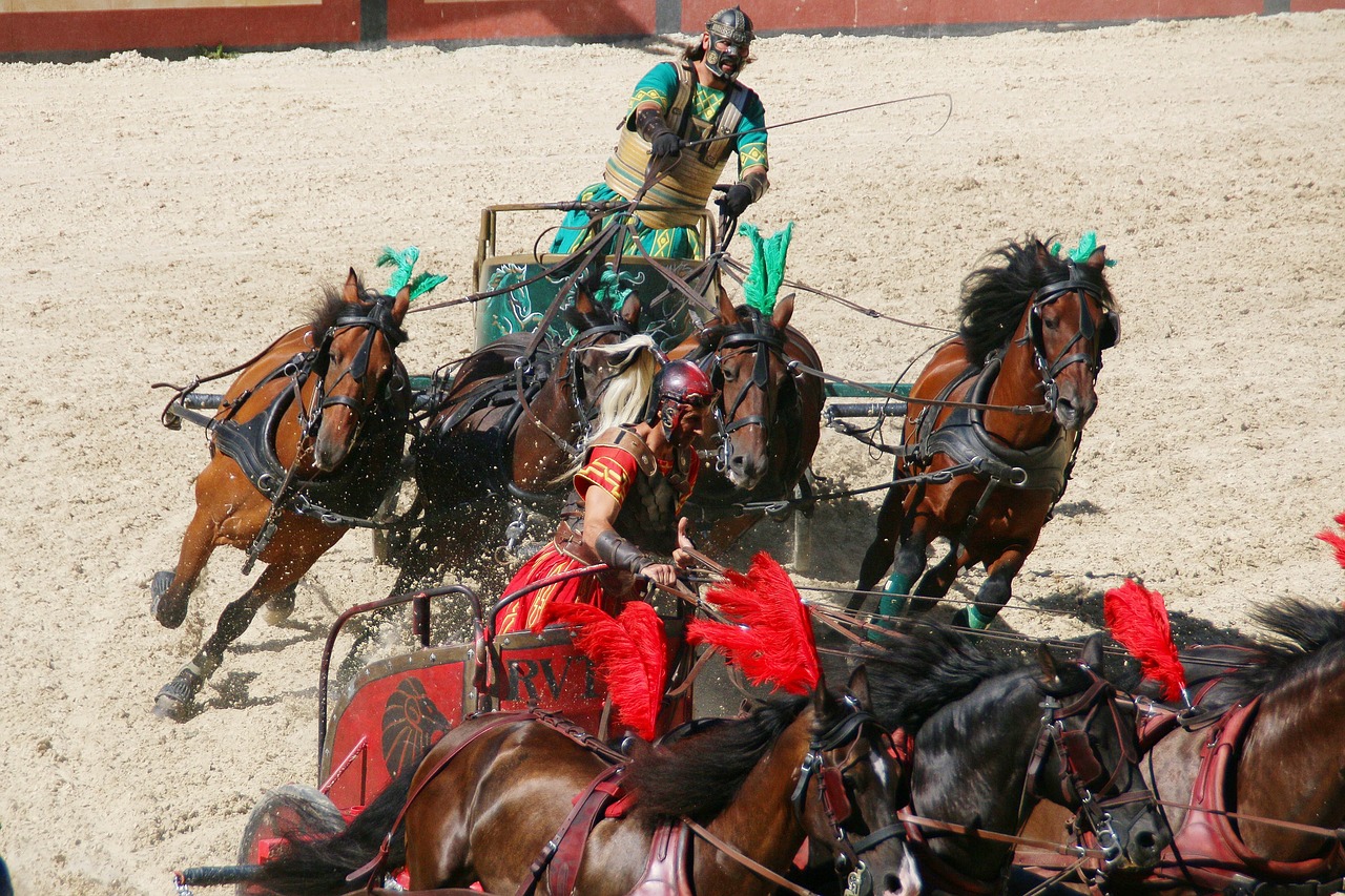 roman  chariot race  rome free photo