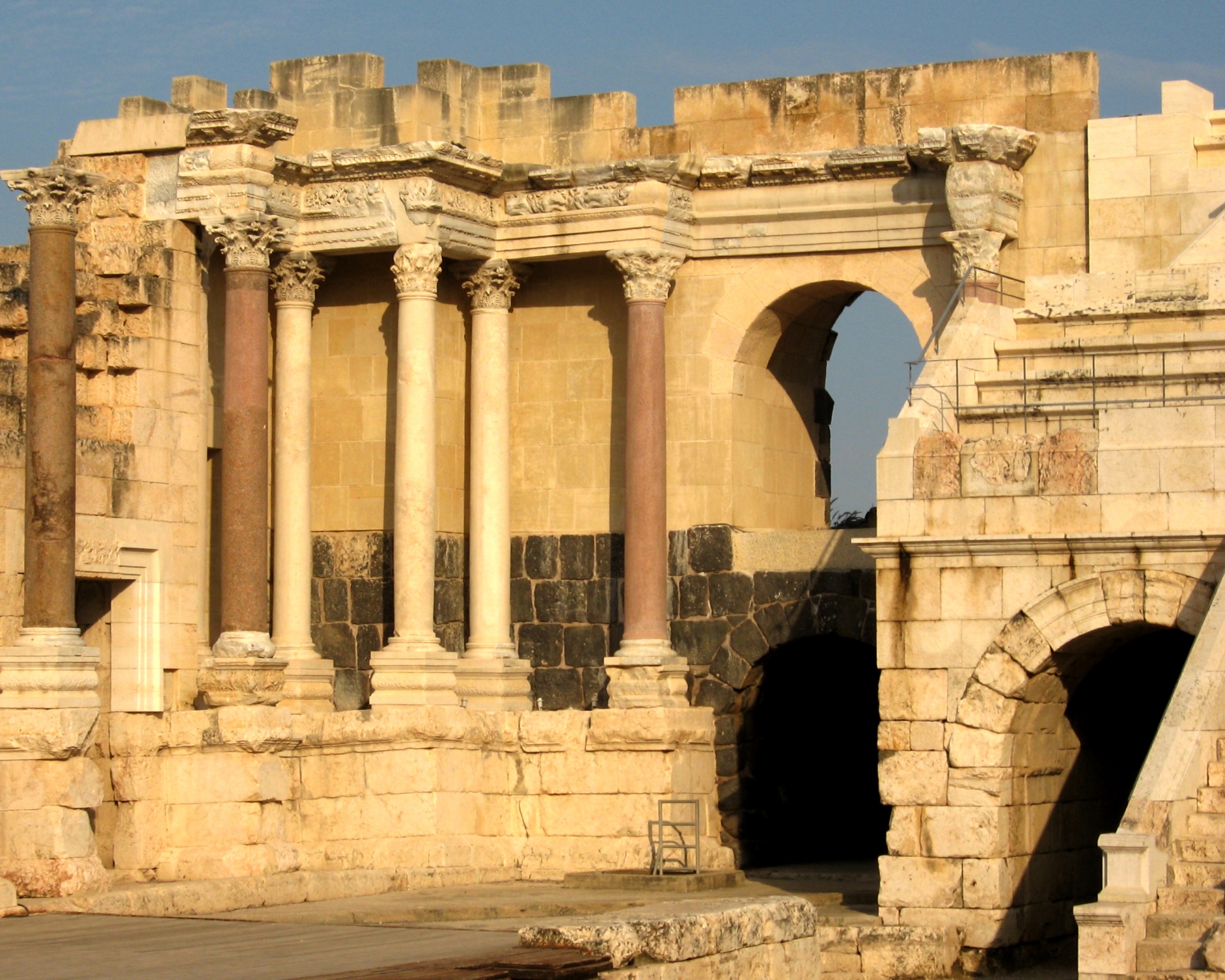 roman amphitheater ruins free photo