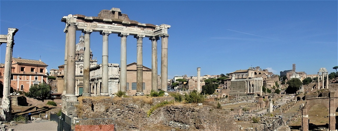 roman forum rome archaeological free photo