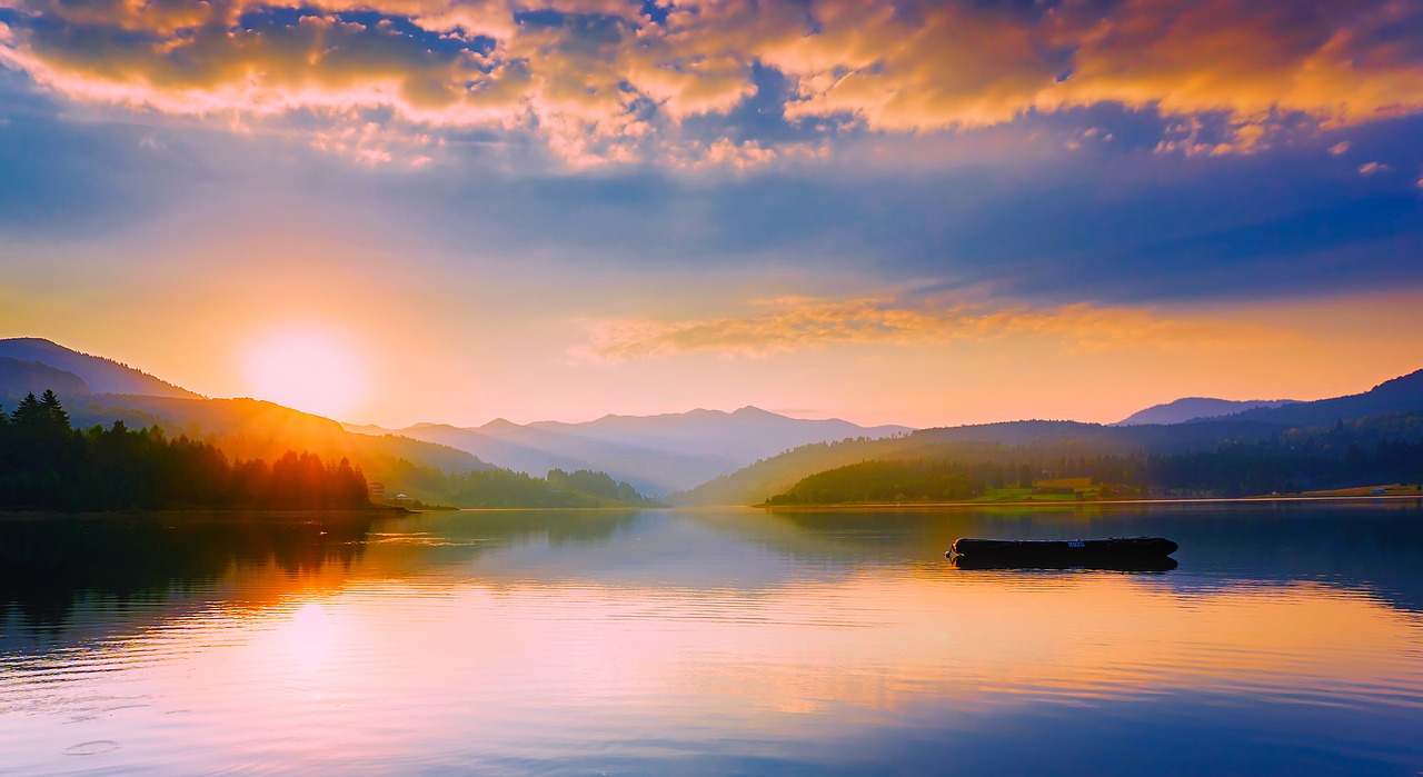 romania lake water free photo