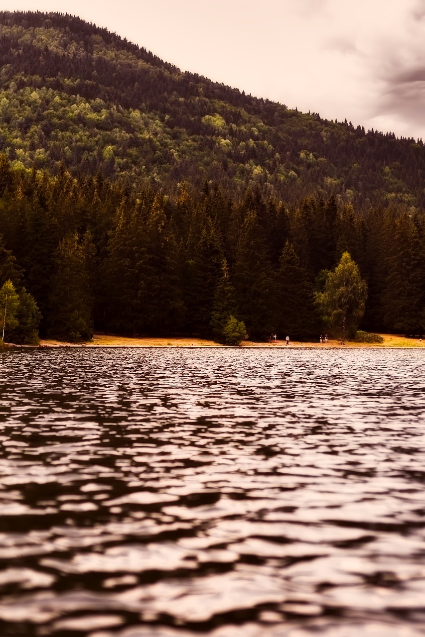 romania lake landscape free photo