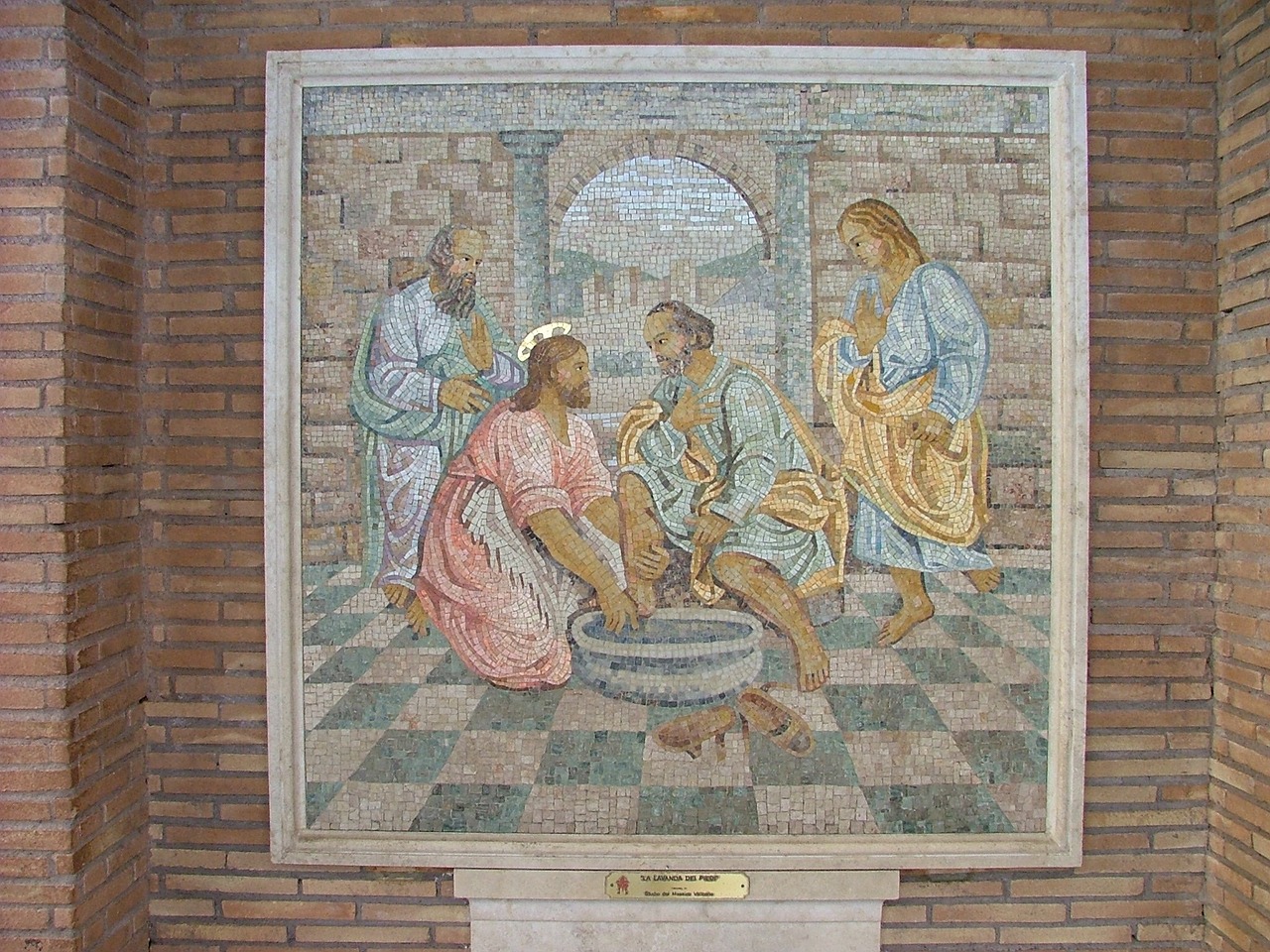 rome st peter mosaic free photo
