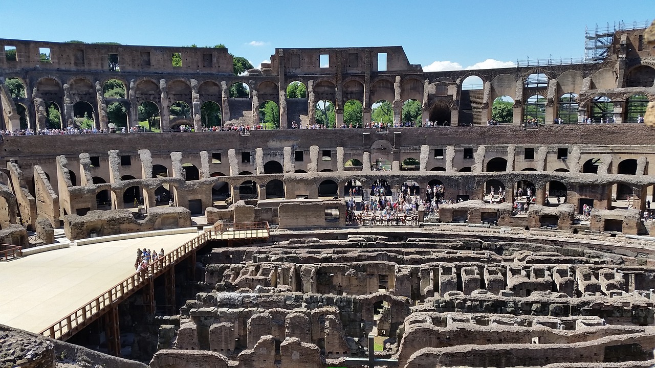 rome coliseum ital free photo