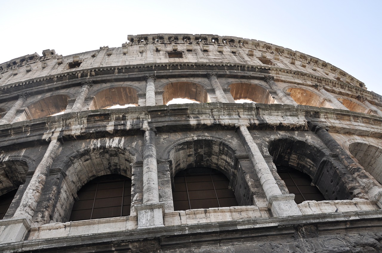 rome colosseum tourist free photo